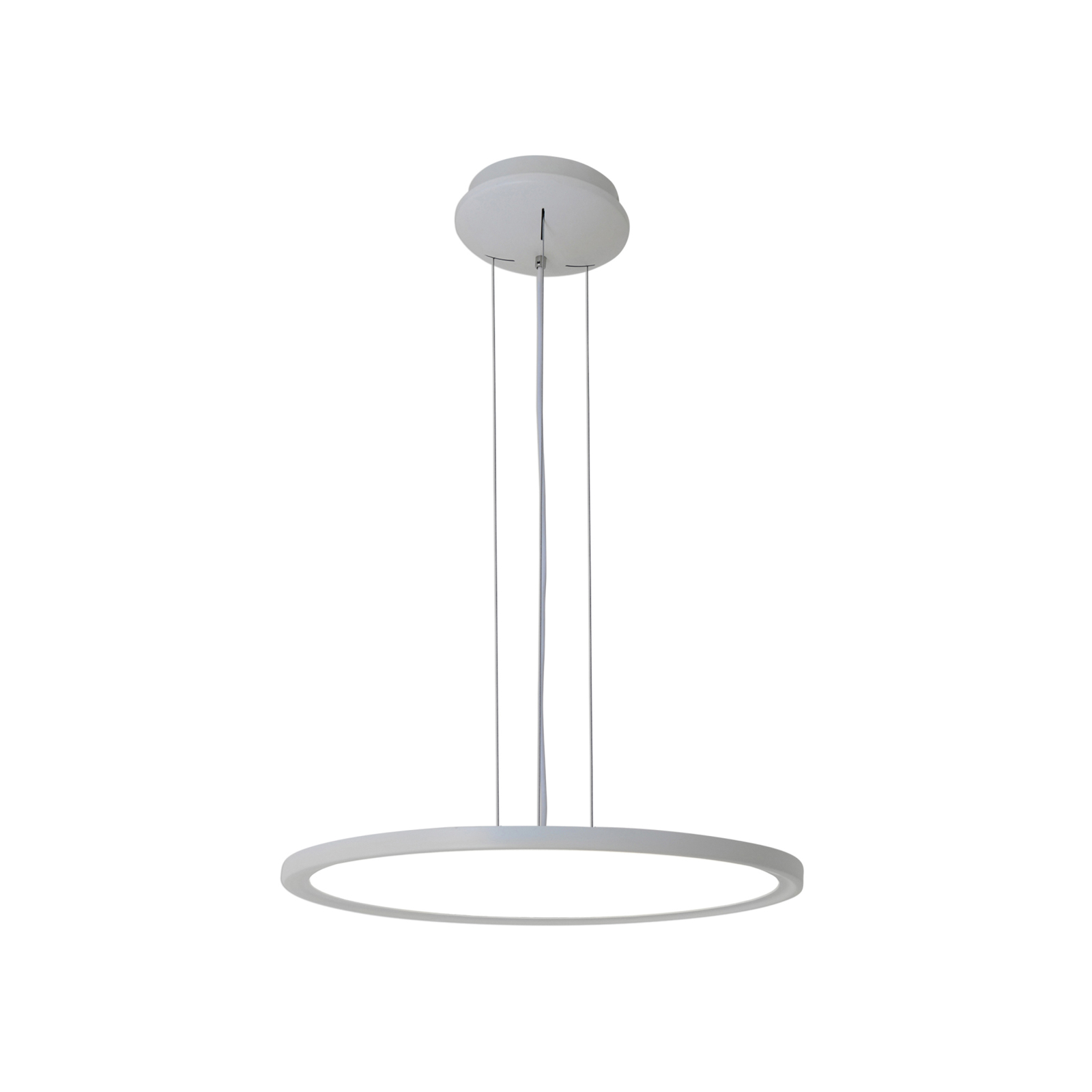 LED-Pendelleuchte FRISBEE - weiß - dimmbar - Ø 40 cm