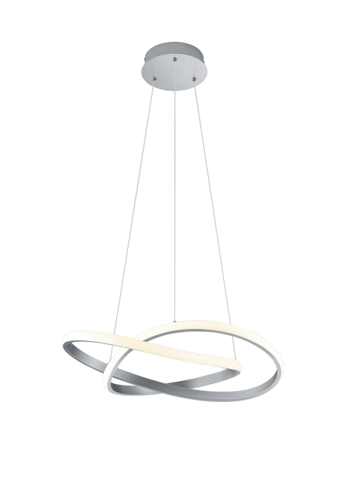 LED-Pendelleuchte - Nickel matt - dimmbar