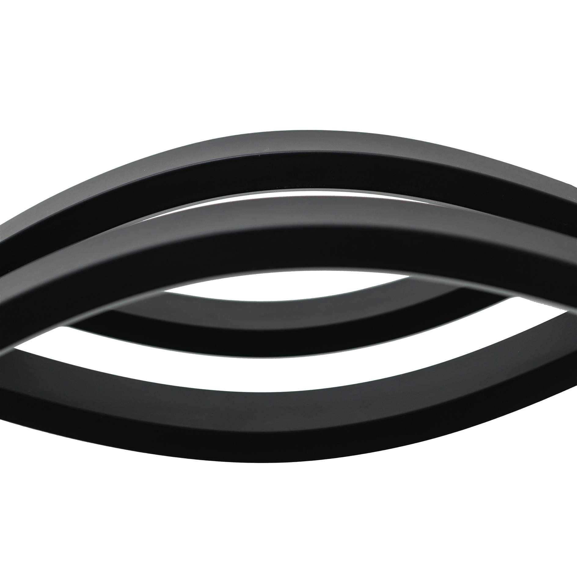 LED-Pendelleuchte - schwarz - 100 cm