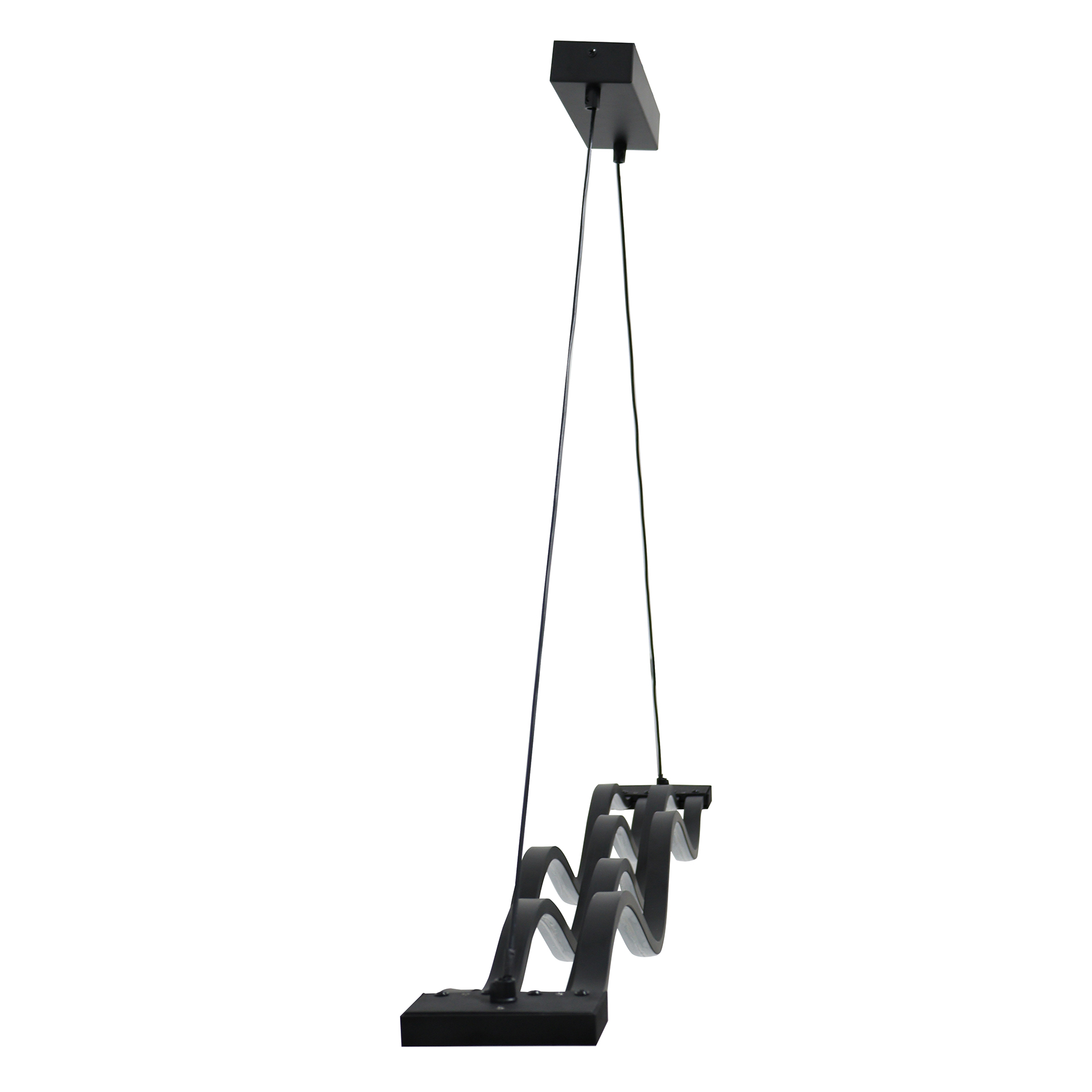 LED-Pendelleuchte - schwarz - 100 cm