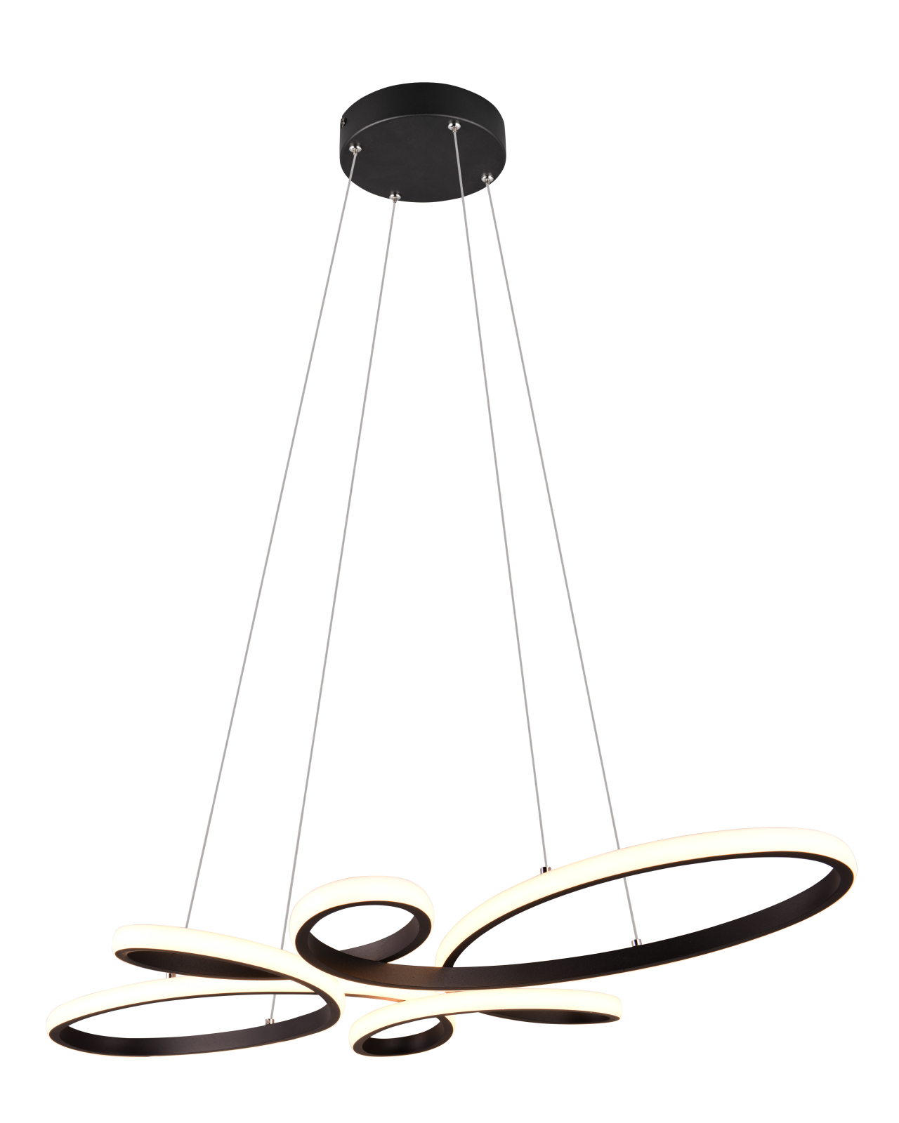 LED-Pendelleuchte - schwarz matt - Switch Dimmer