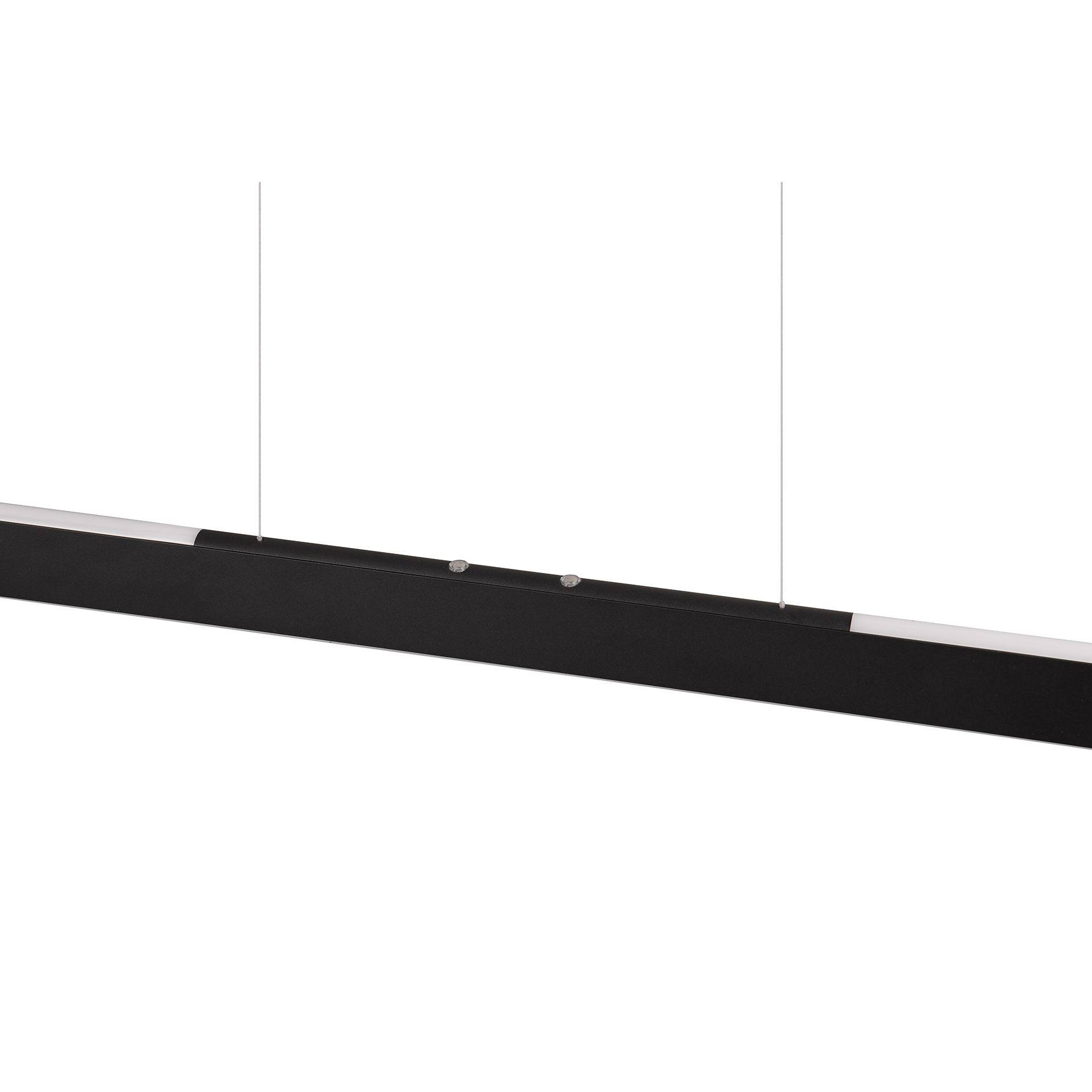 LED-Pendelleuchte - schwarz matt - Touchfunktion - 100 cm