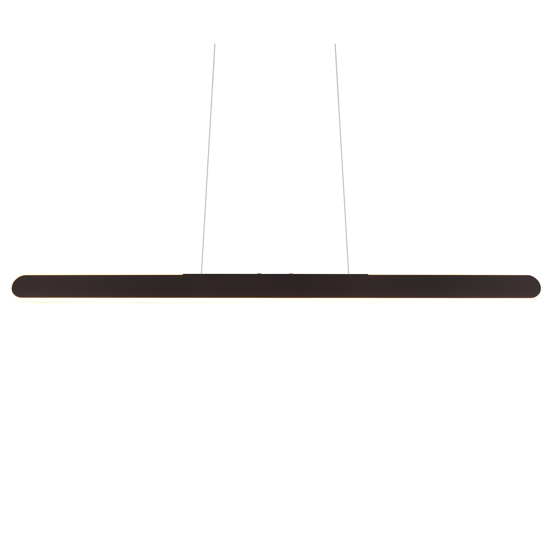 LED-Pendelleuchte - schwarz matt - Touchfunktion - 100 cm
