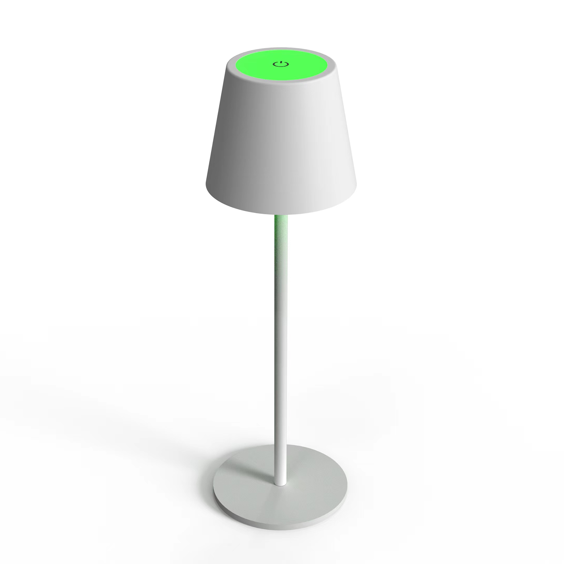LED-RGB-Tischleuchte - weiß - Touchdimmer