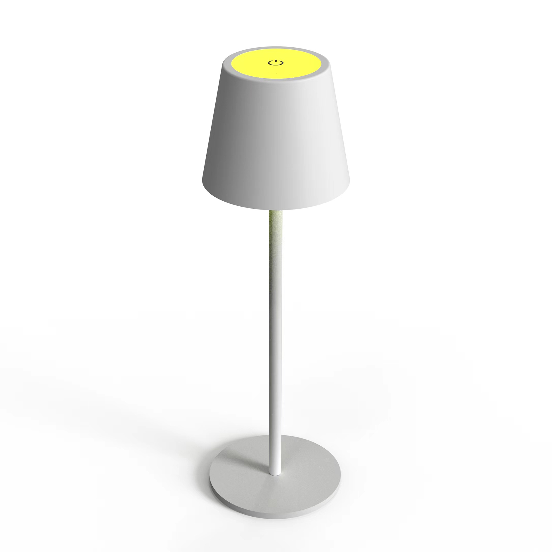 LED-RGB-Tischleuchte - weiß - Touchdimmer