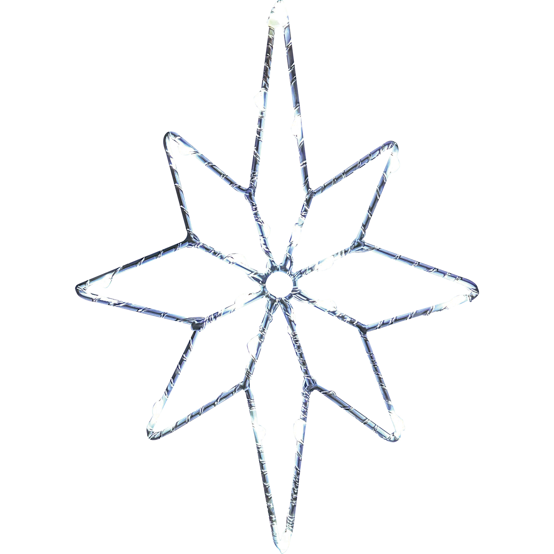 LED-Schneeflockenleuchte - kaltweiß - Ø 17,5 cm
