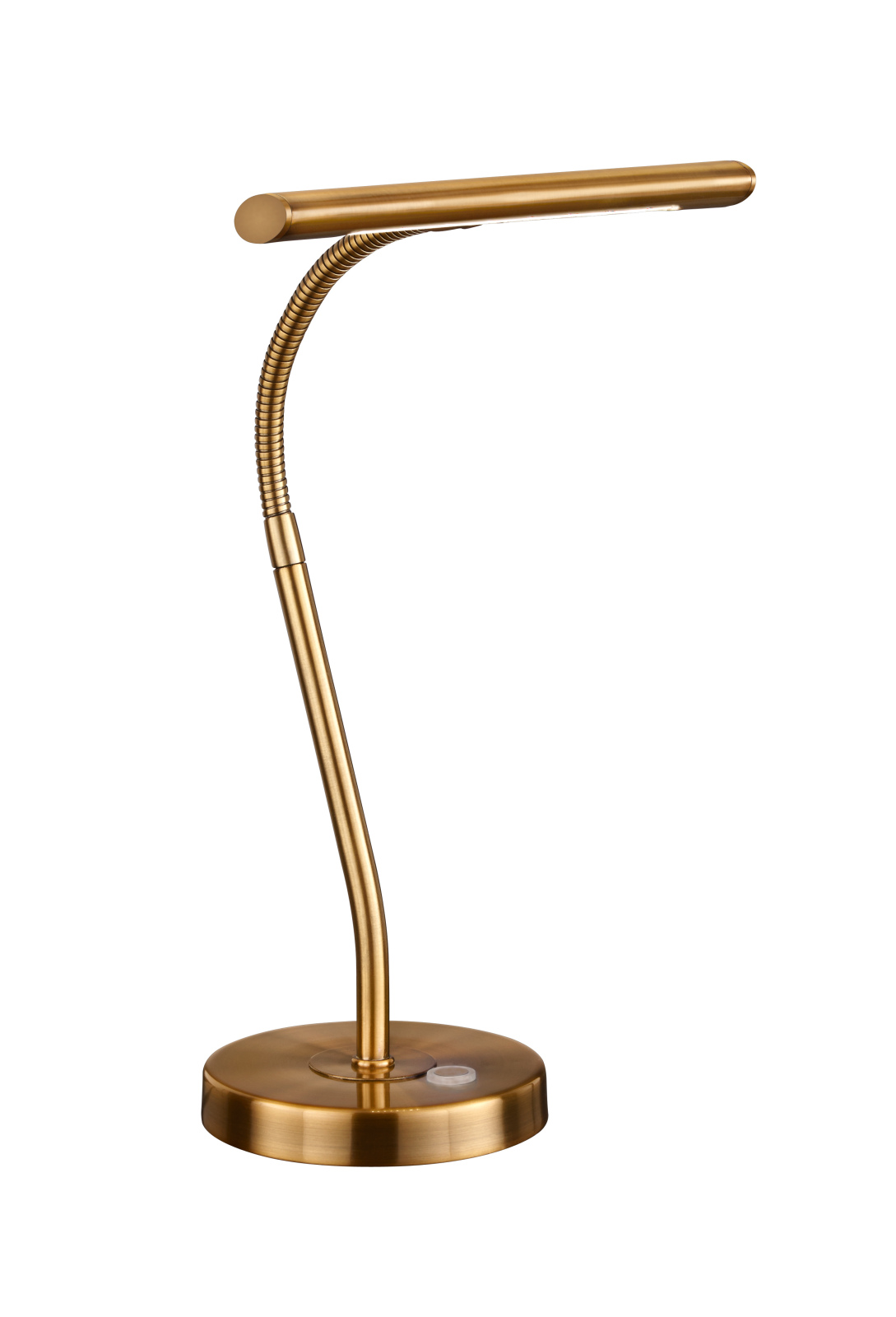 LED-Schreibtischlampe - Altmessing - Touch-Dimmer