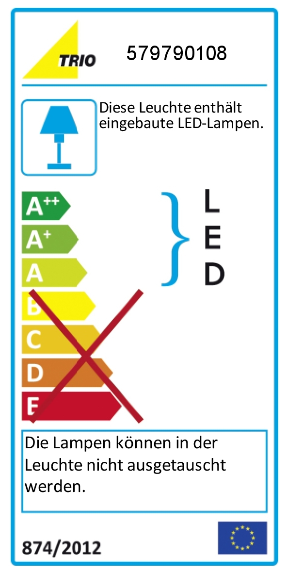 LED-Schreibtischlampe - Messing matt - Touch-Dimmer