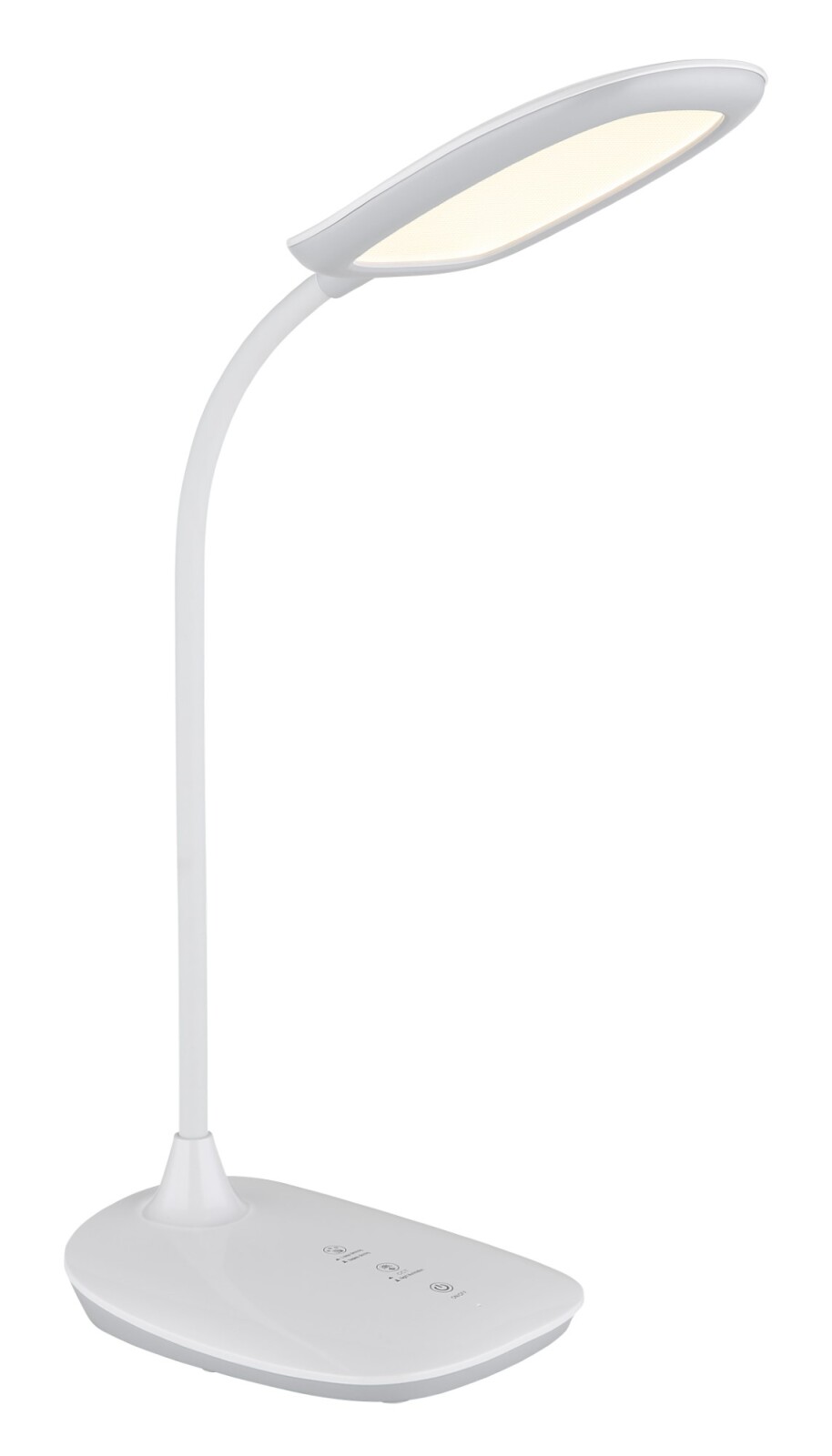 LED-Schreibtischleuchte - weiß - mit Flexarm