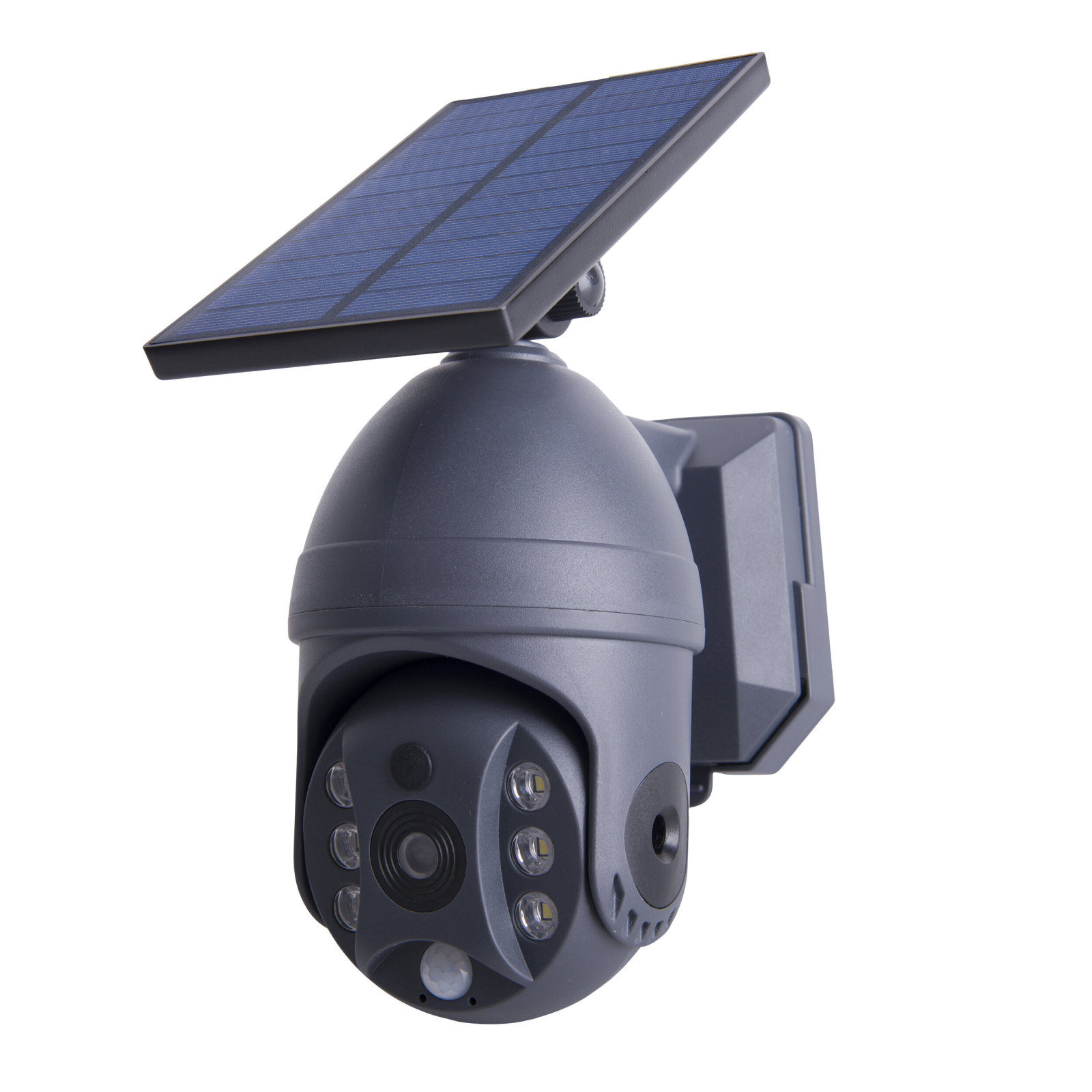 LED-Solar-Außenwandleuchte MOHO - mit Security-Kamera-Attrappe