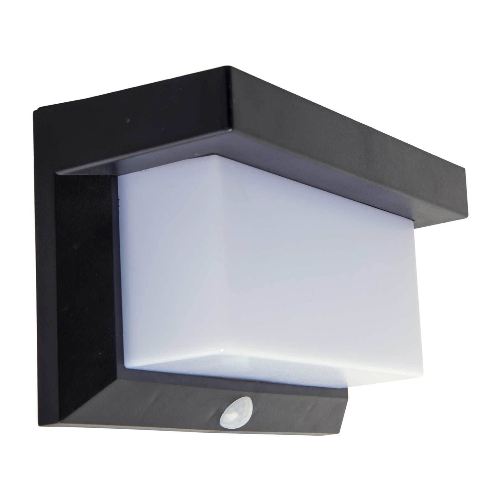 LED-Solar-Außenwandleuchte - schwarz - mit Bewegungsmelder
