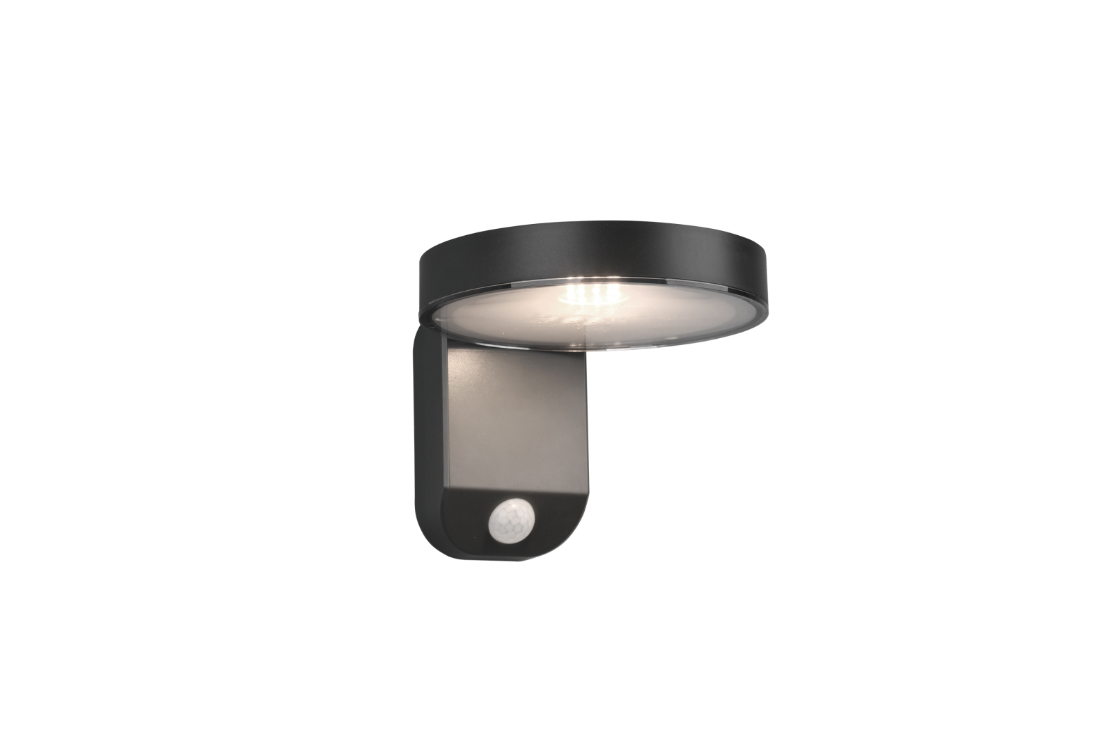 LED-Solar-Wandleuchte - anthrazit - Bewegungsmelder
