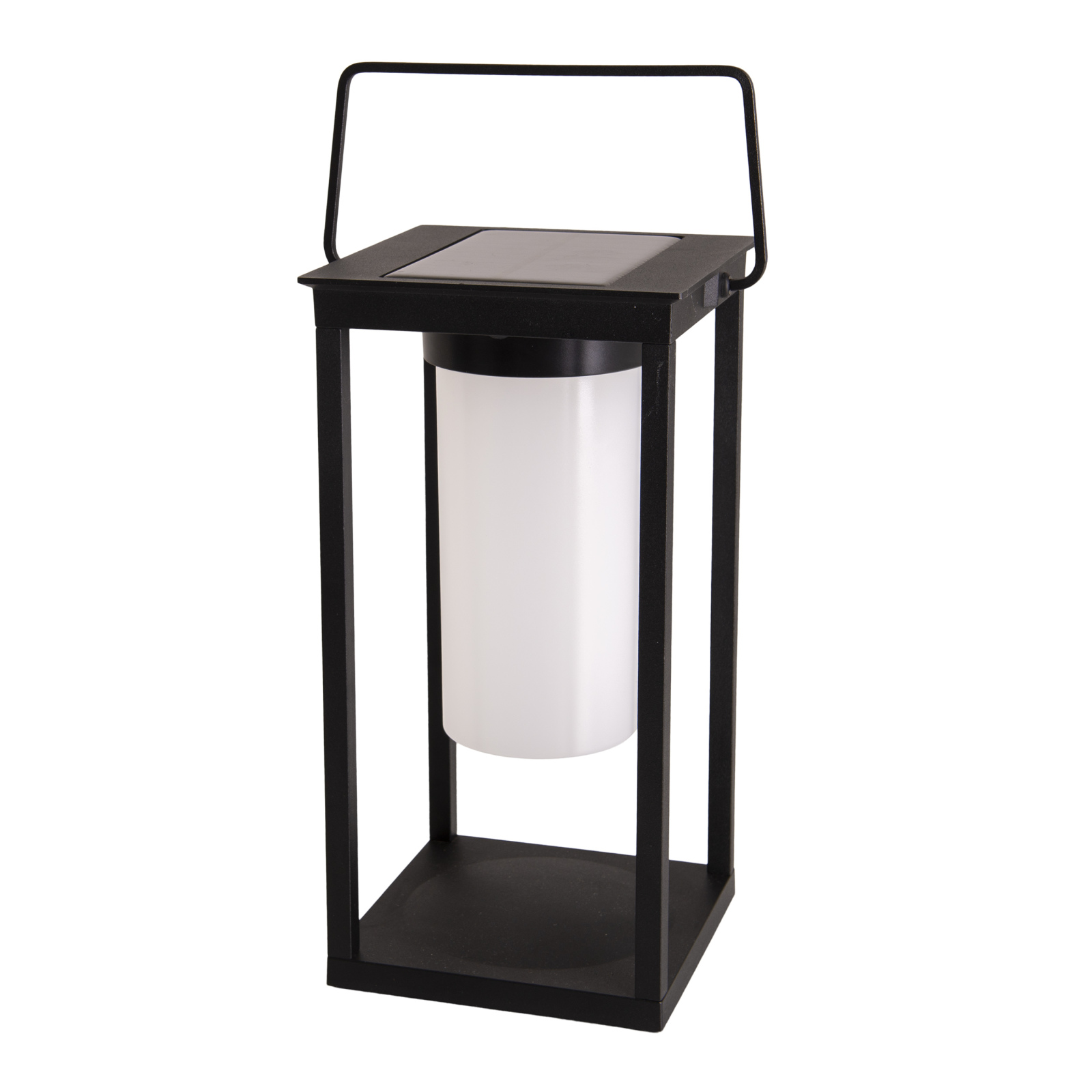LED-Solarlaterne - schwarz - 2 Helligkeitsstufen