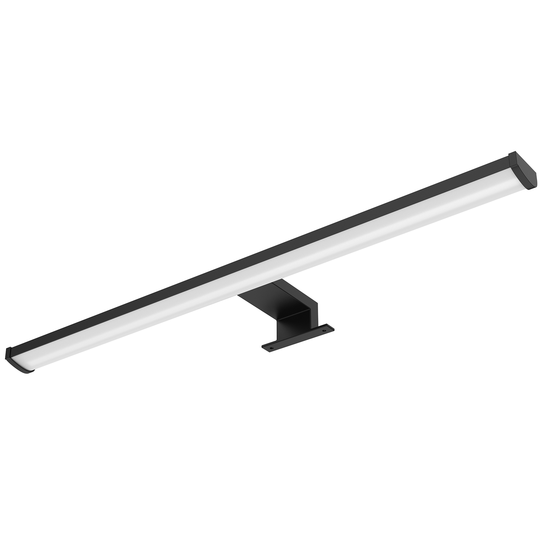 LED-Spiegelaufbauleuchte - schwarz - 40 cm