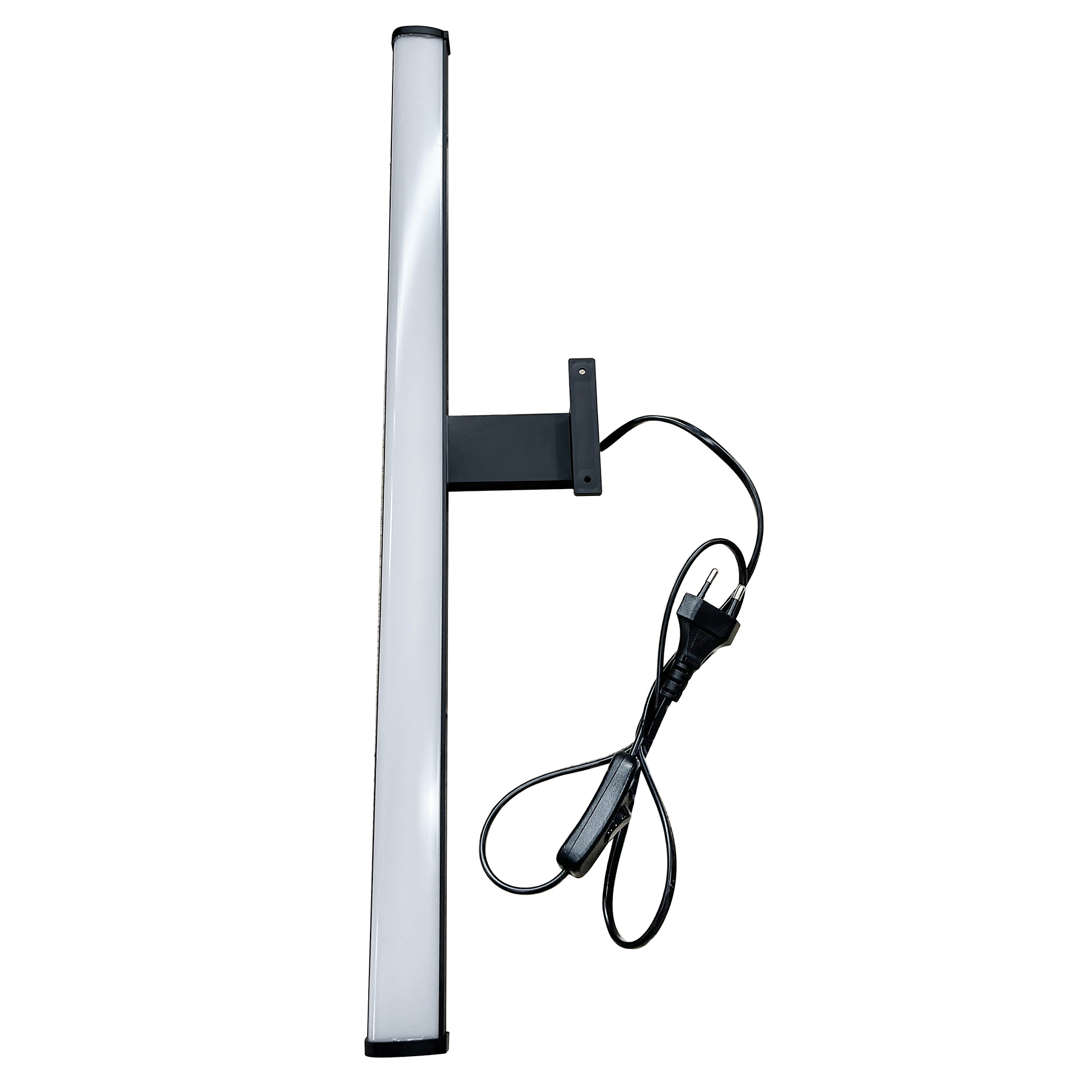 LED-Spiegelaufbauleuchte - schwarz - 60 cm