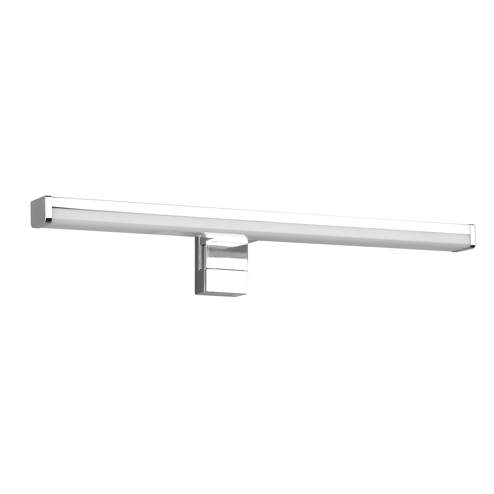 LED-Spiegelleuchte - Chrom - 40 cm breit