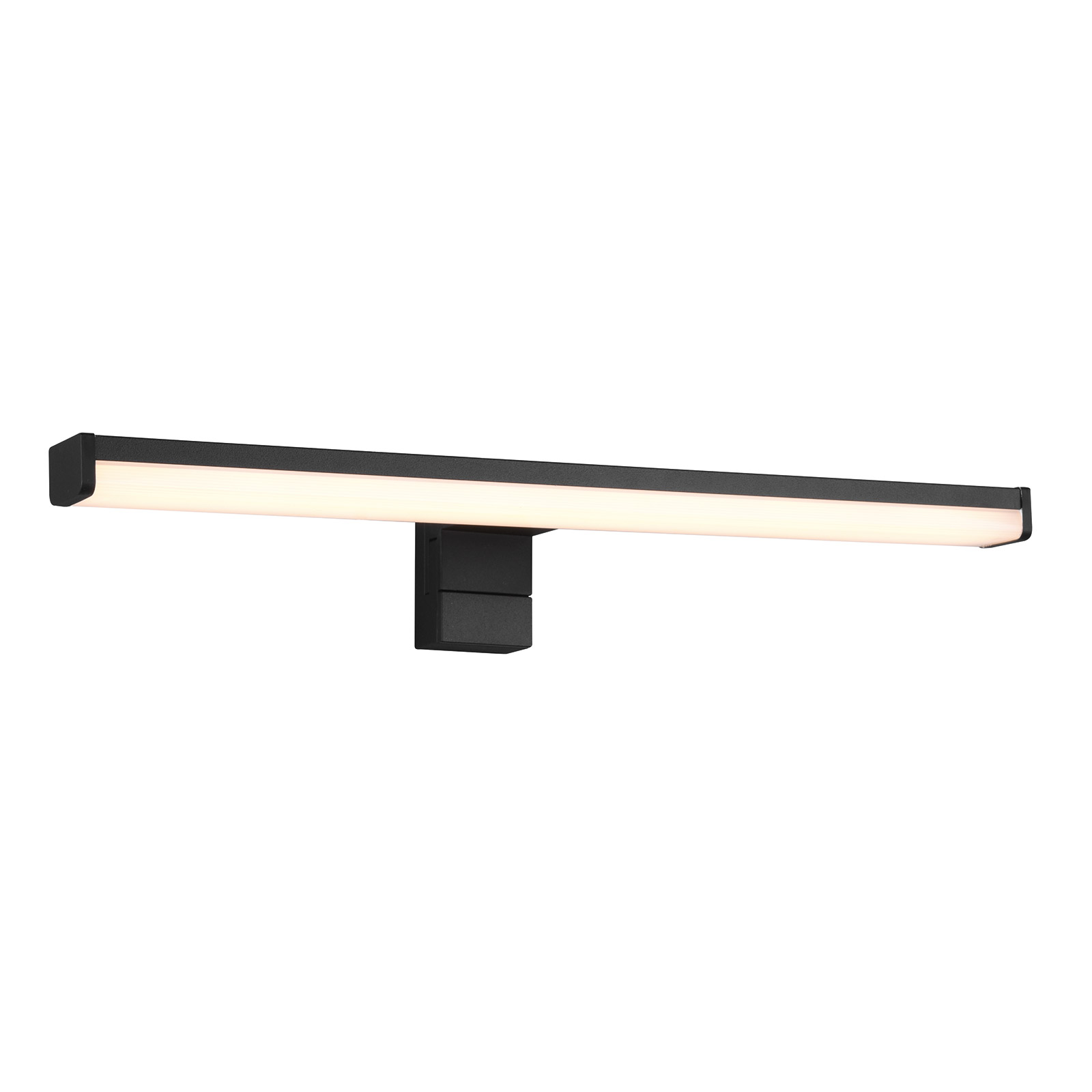 LED-Spiegelleuchte - schwarz - 40 cm breit