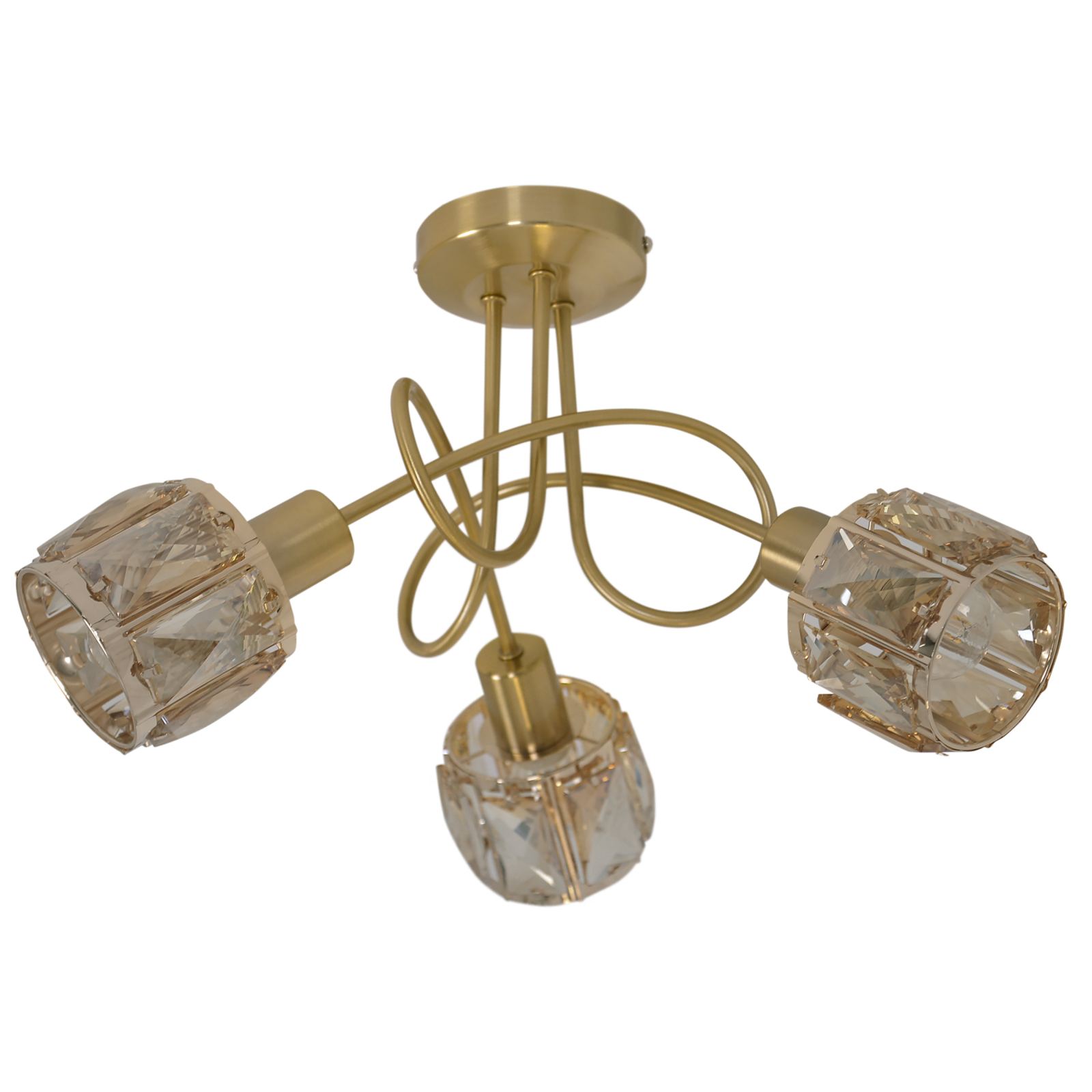 LED-Spot JOSEFA - goldfarbig - 3-flammig