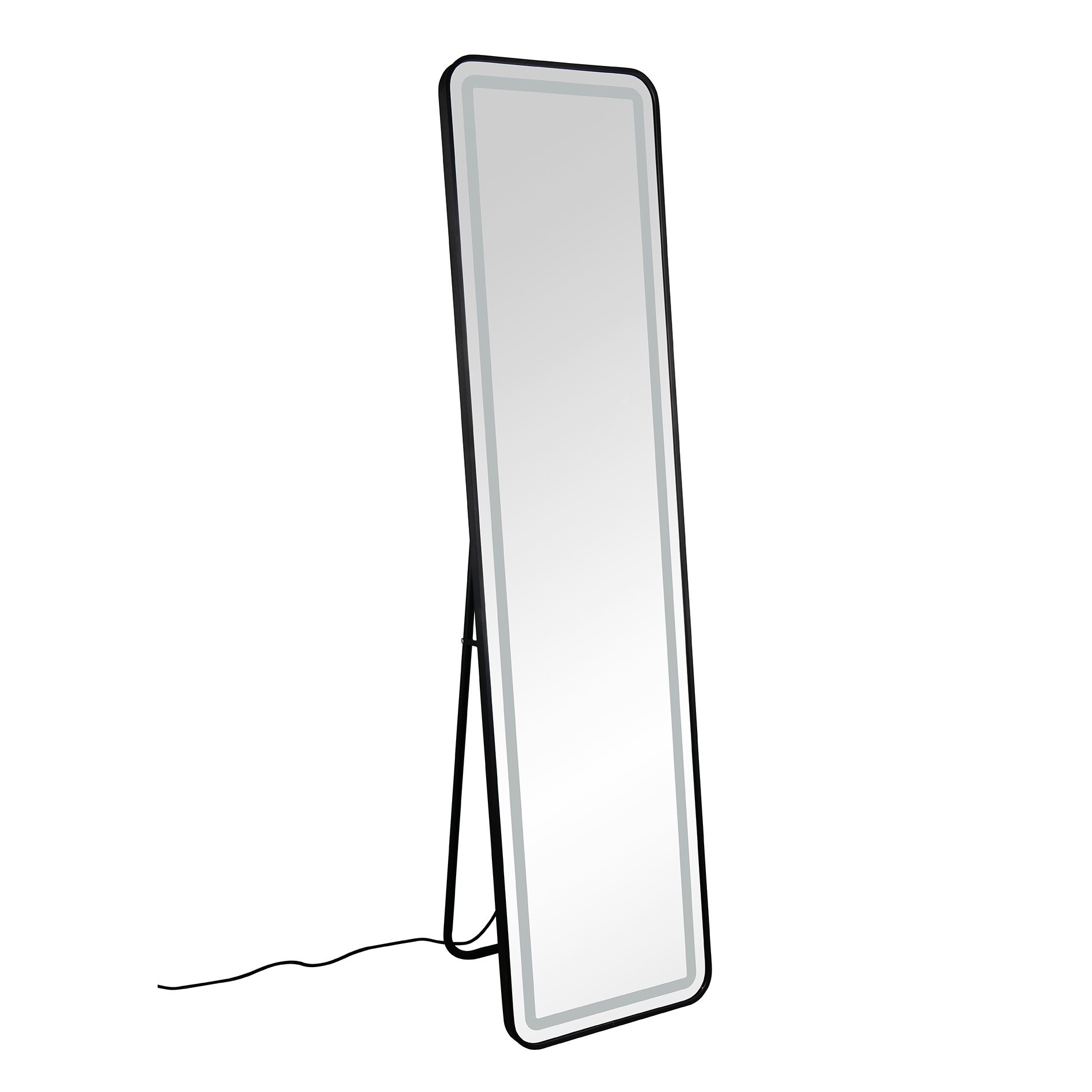 Standspiegel - schwarz - 150 cm