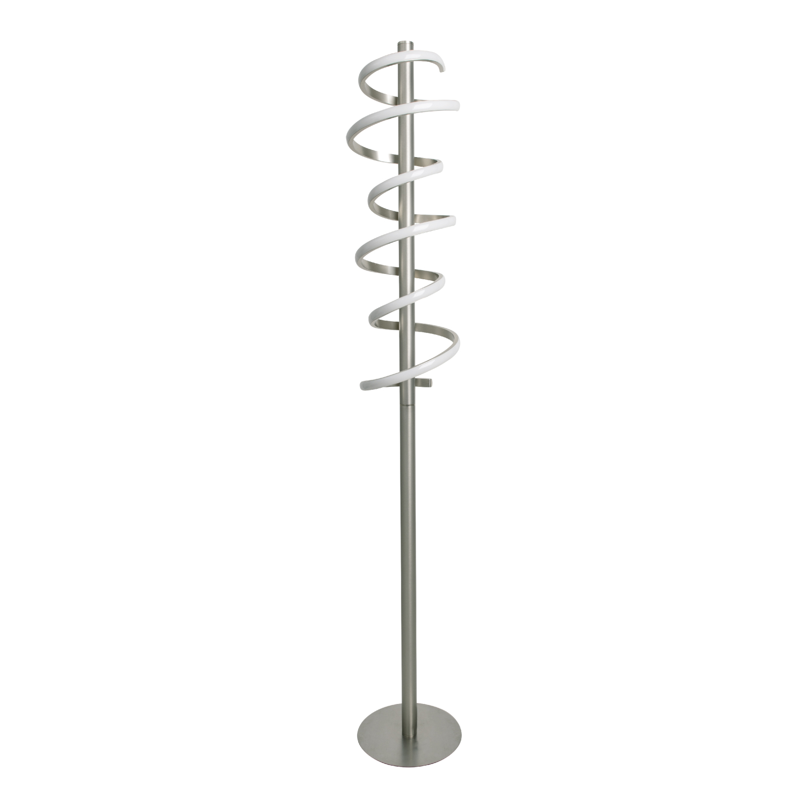 LED-Stehleuchte BELLEZA - Nickel - dimmbar - 140 cm