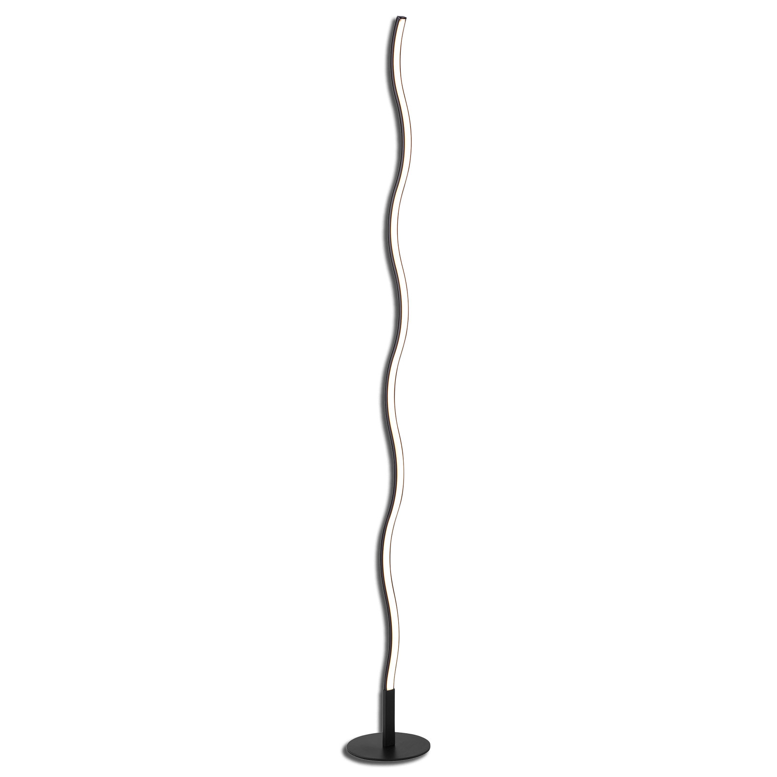 LED-Stehleuchte - schwarz - 120 cm