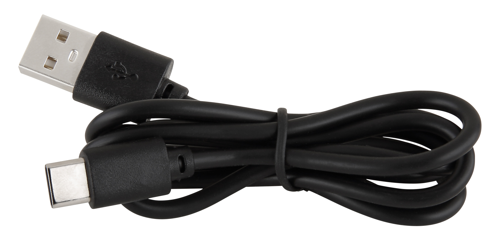 LED-Stehleuchte - schwarz-braun - dimmbar - USB-Anschluss