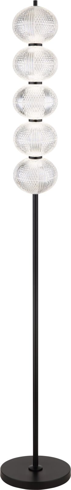 LED-Stehleuchte - schwarz matt - dimmbar
