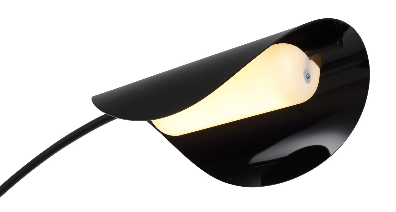 LED-Stehleuchte - schwarz-rauchfarben - dimmbar