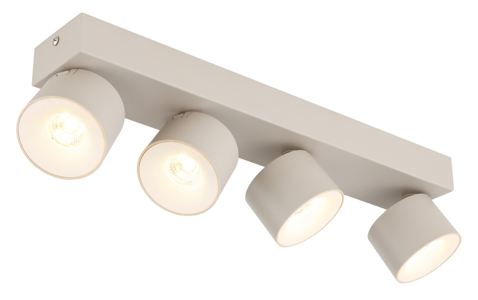LED-Strahler - sandfarben matt - 4-flammig