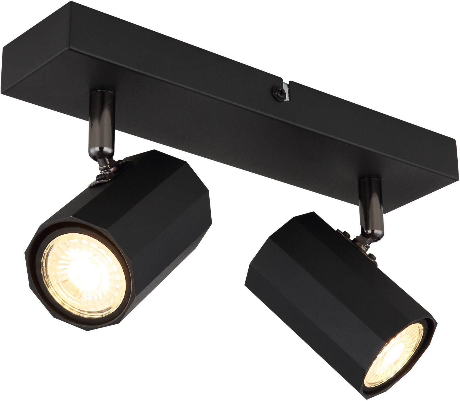LED-Strahler - schwarz matt - 2-flammig