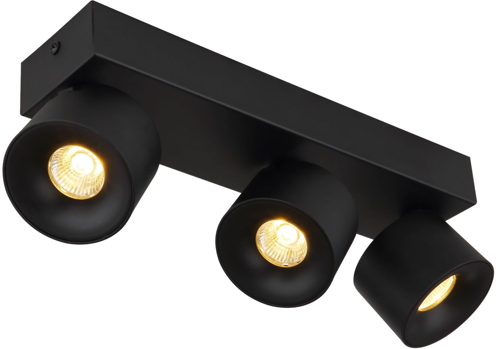LED-Strahler - schwarz matt - 3-flammig