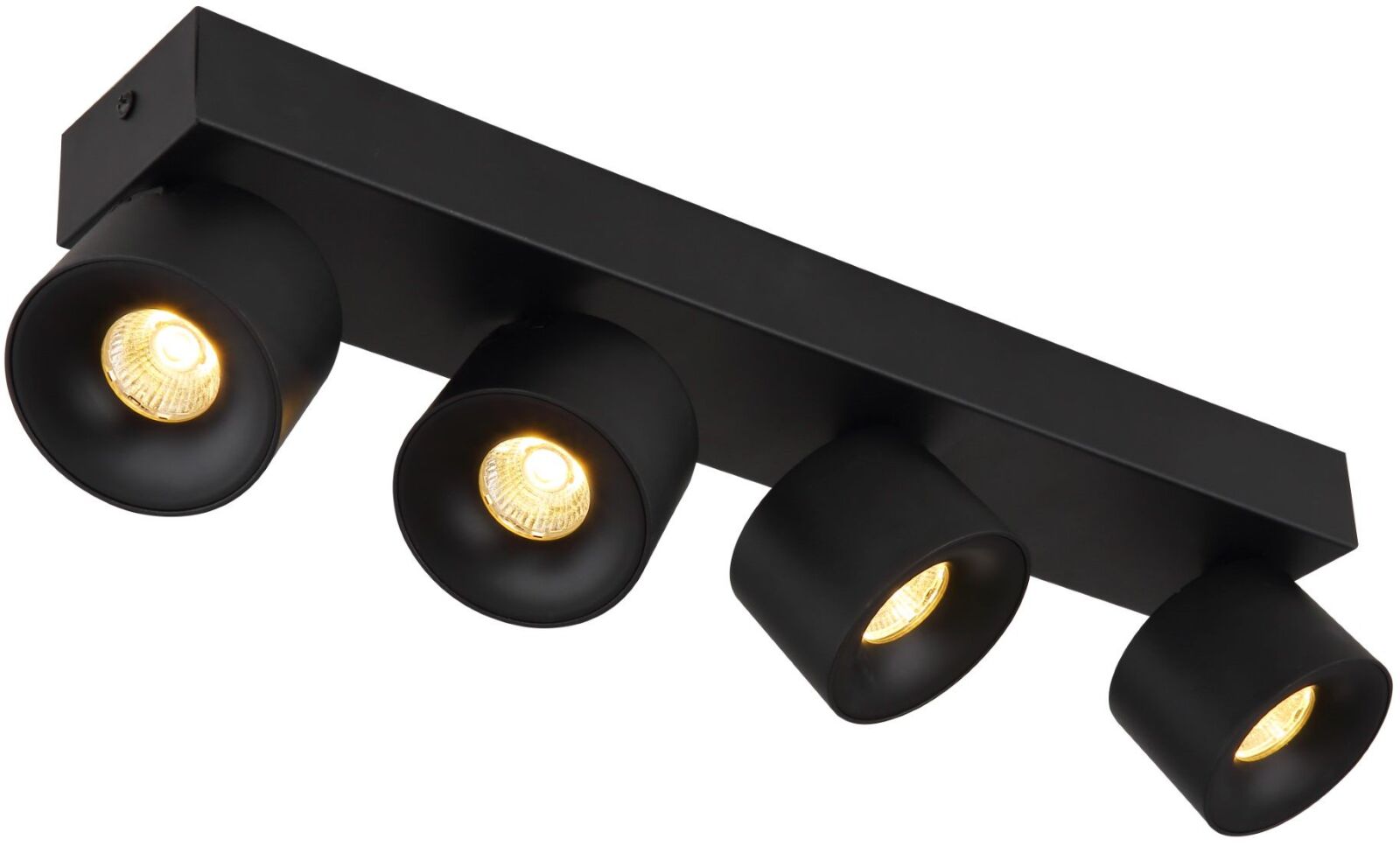LED-Strahler - schwarz matt - 4-flammig