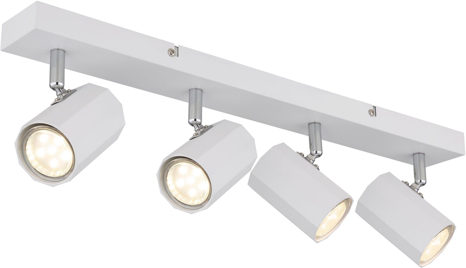 LED-Strahler - weiß matt - 4-flammig
