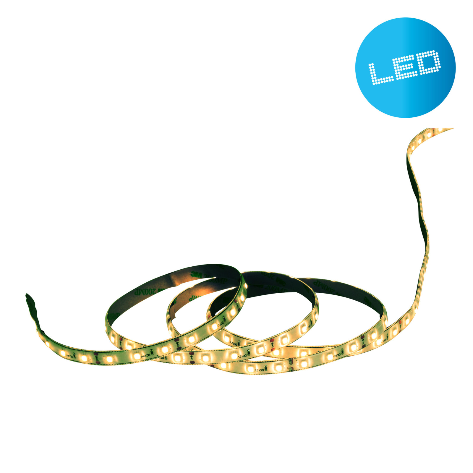 LED-Stripe - gelb - 5 Meter