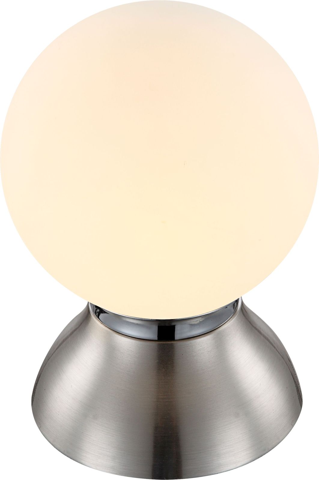 LED-Tischlampe - weiß - Glas - Touch