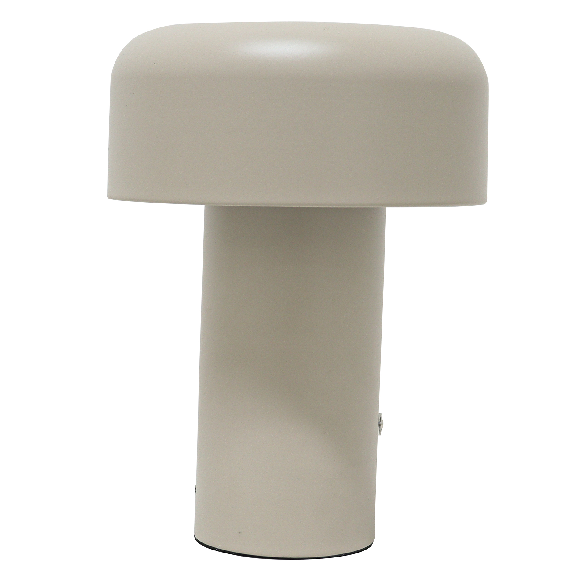 LED-Tischleuchte - beige - dimmbar - Touchfunktion - Pilzform