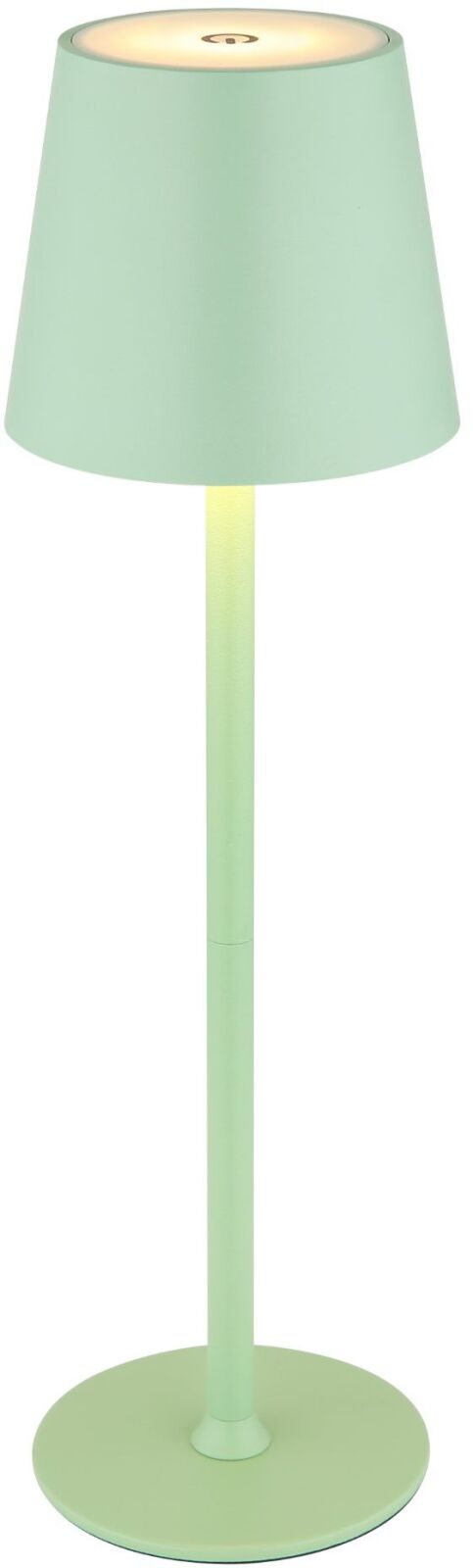 LED-Tischleuchte - blassgrün matt - USB - Touch