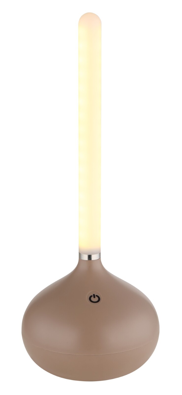 LED-Tischleuchte - champagnerfarben-opal - Touch
