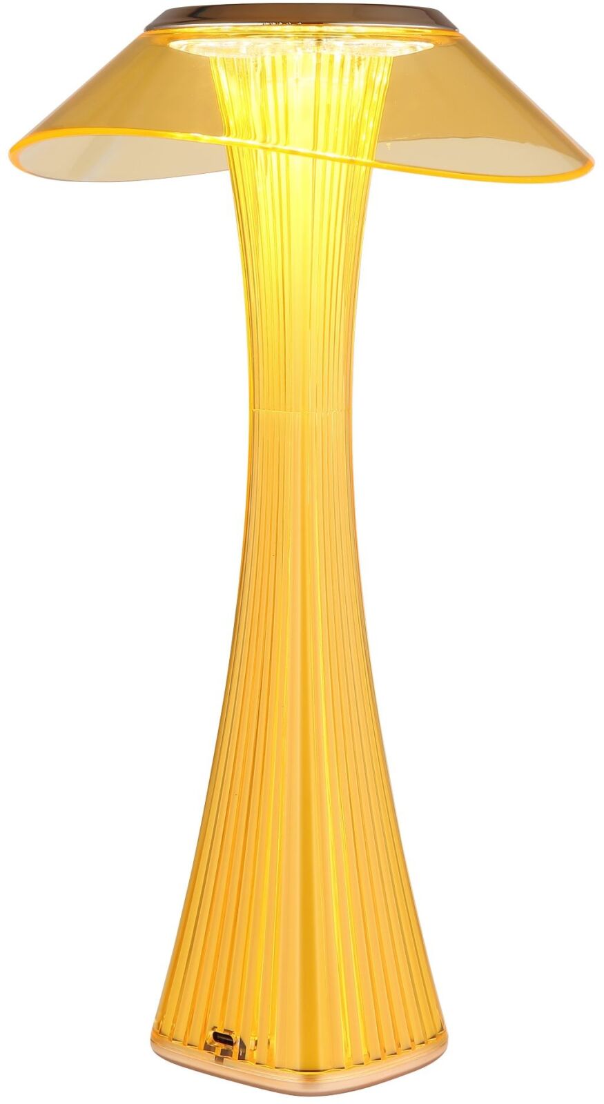 LED-Tischleuchte - Gold matt - amber - Memoryfunktion