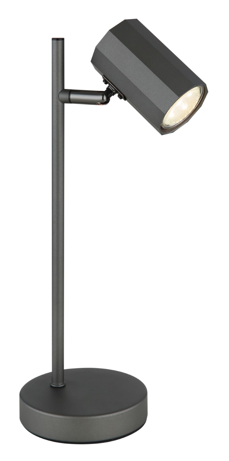LED-Tischleuchte - grau matt - 1-flammig