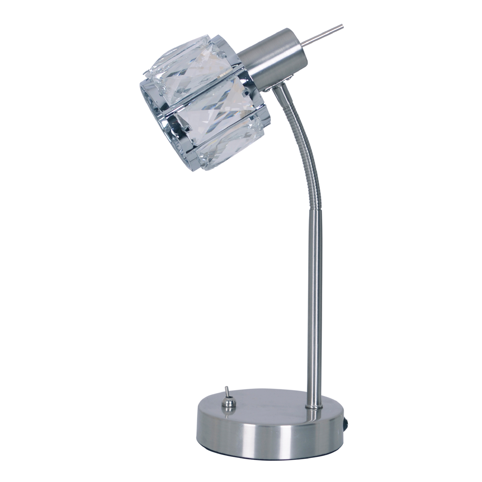 LED-Tischleuchte JOSEFA - Edelstahl - 34,5 cm