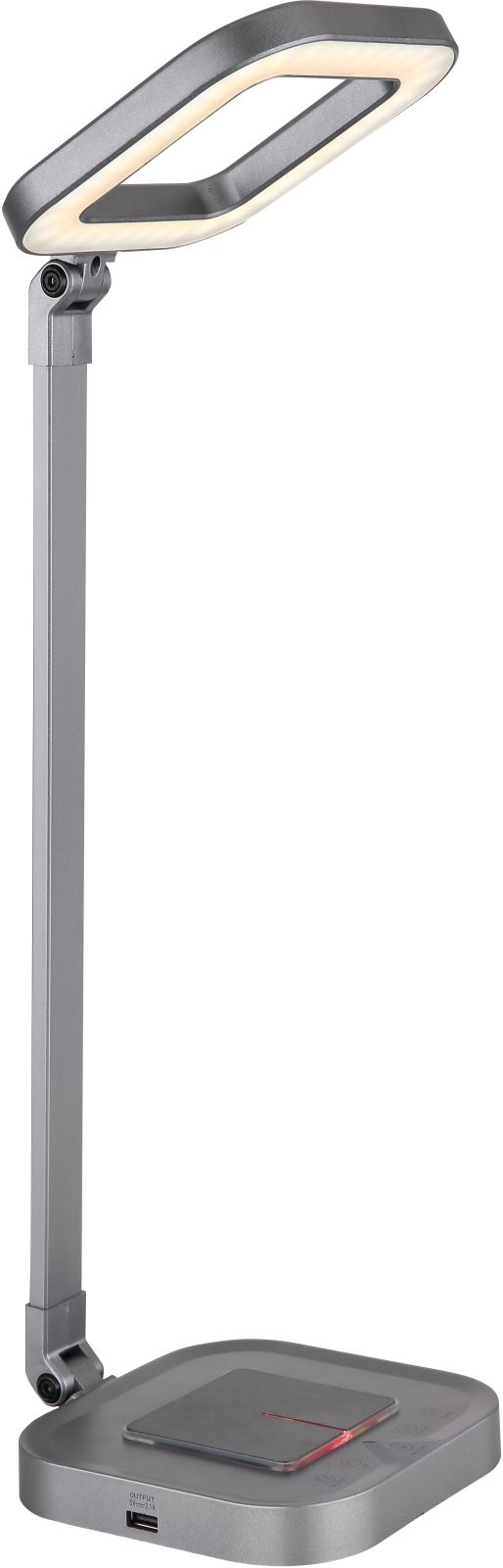 LED-Tischleuchte MONACO - grau - 14,5 cm hoch 