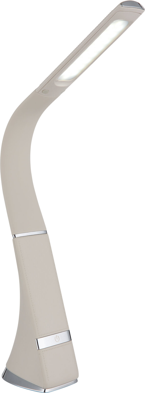 LED-Tischleuchte - sandfarben matt - dimmbar