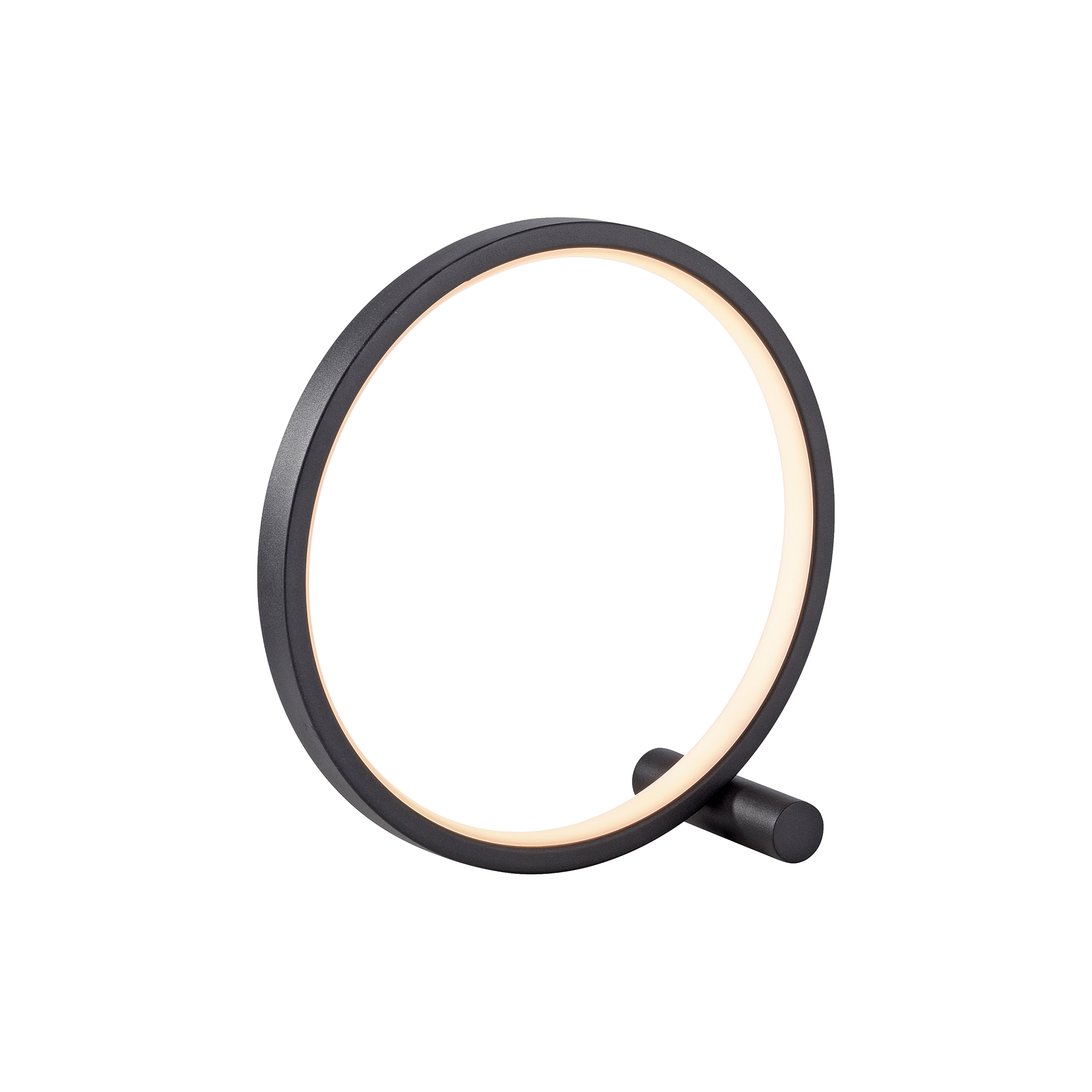 LED-Tischleuchte - schwarz - Ø 25 cm