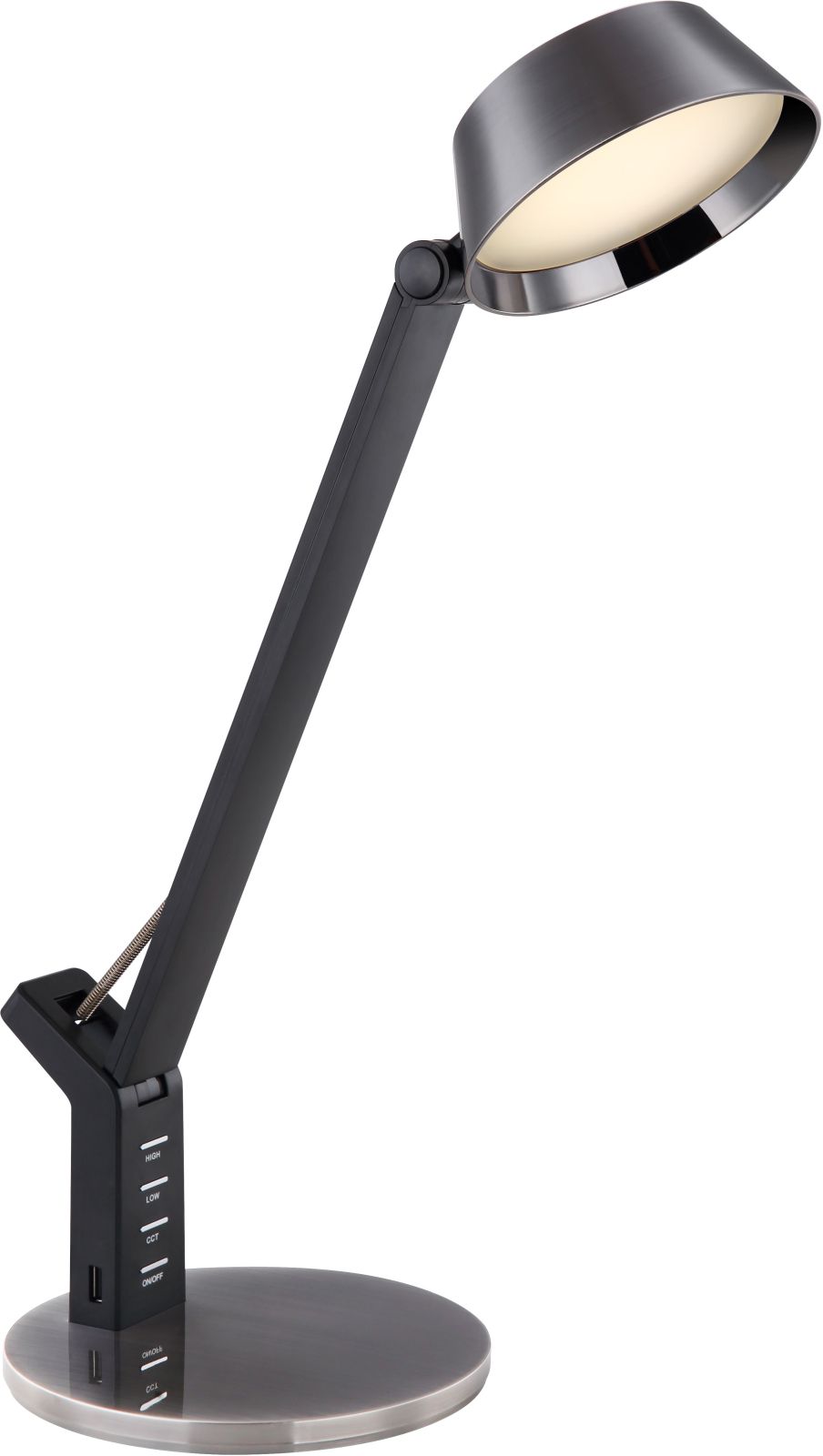 LED-Tischleuchte - schwarz - dimmbar