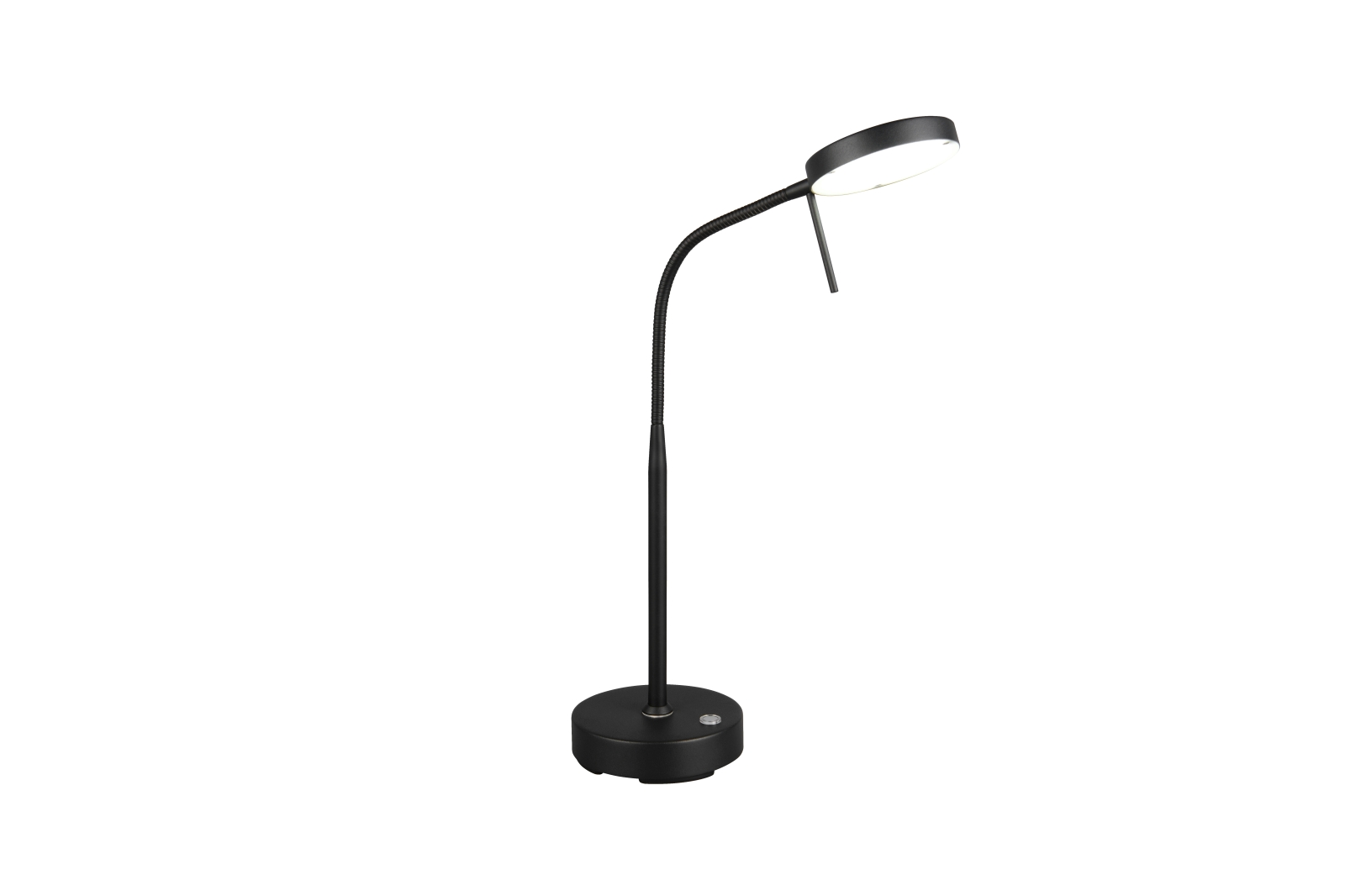 LED-Tischleuchte - schwarz matt - induktive Ladestation