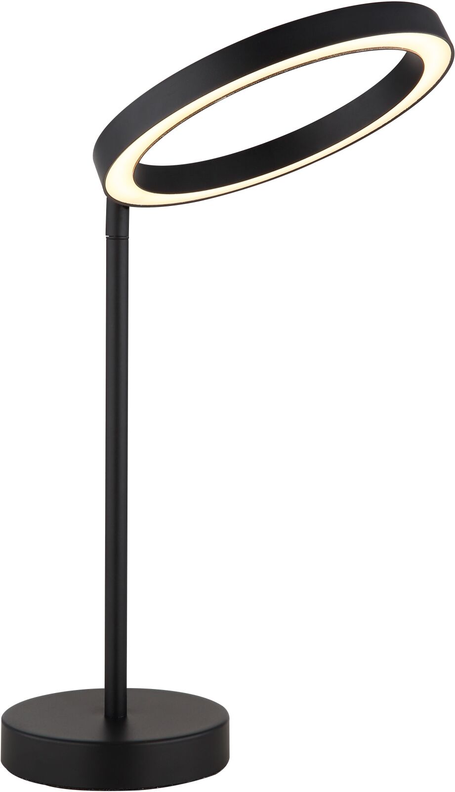 LED-Tischleuchte - schwarz matt-opal - 32 cm hoch
