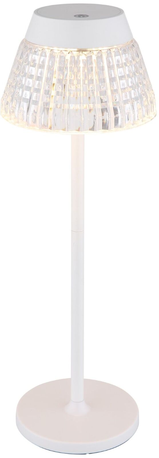 LED-Tischleuchte - weiß matt - Ø 13,5 cm