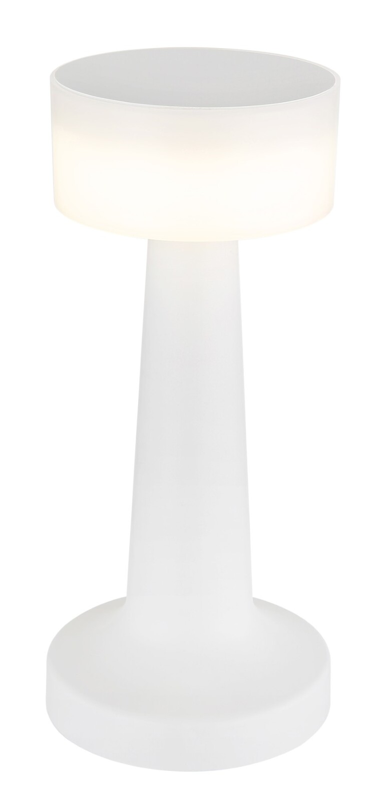 LED-Tischleuchte - weiß matt - 21,5 cm