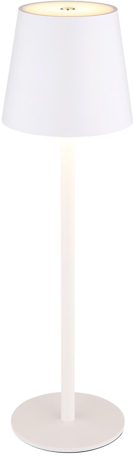 LED-Tischleuchte - weiß matt - USB - Touch